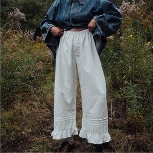 SOLD Rudy Jude Salt White Pillowcase Cotton Pants Small